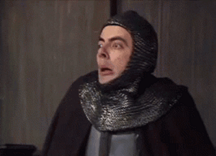 Mr Bean Knight GIF