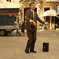 Mr. Bean Rowan Atkinson Dancing GIF