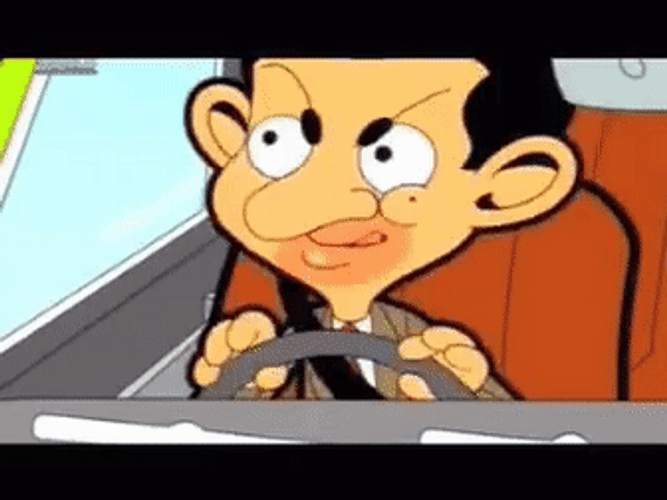 Mr. Bean Sily Cartoon Character GIF 