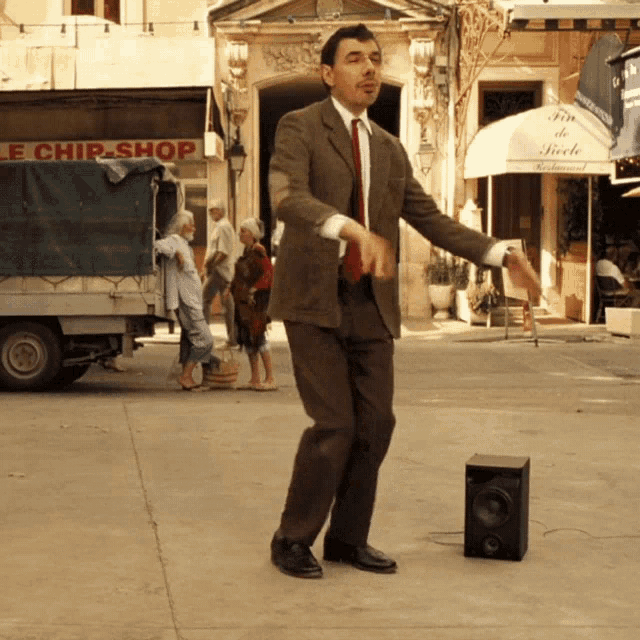 Mr. Bean The Movie Funny Dancing GIF