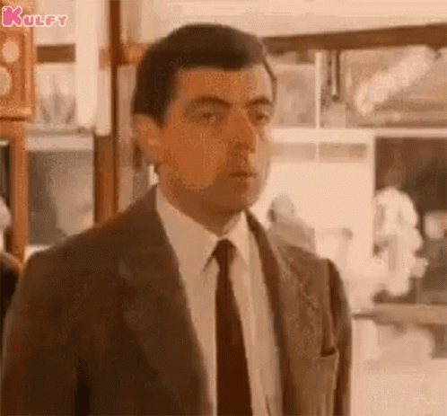 Mr Bean Waiting 498 X 463 Gif GIF