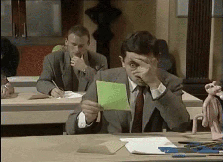 Mr Bean Waiting Cheat Test GIF