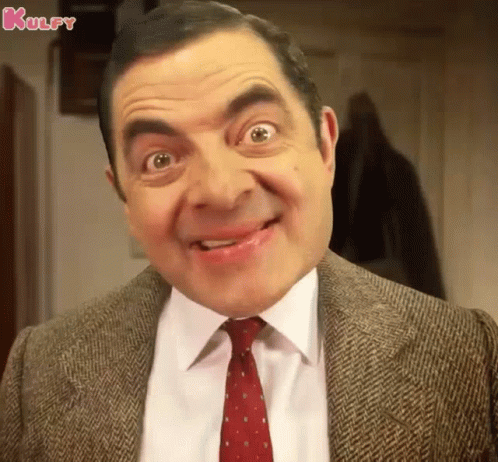 Mr Bean Waiting Face Annoyed GIF