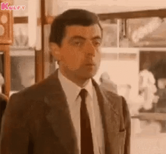 Mr Bean Waiting GIF