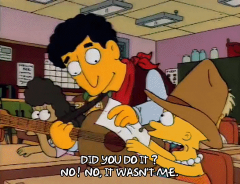 Mr. Bergstrom Says It Wasn't Me GIF