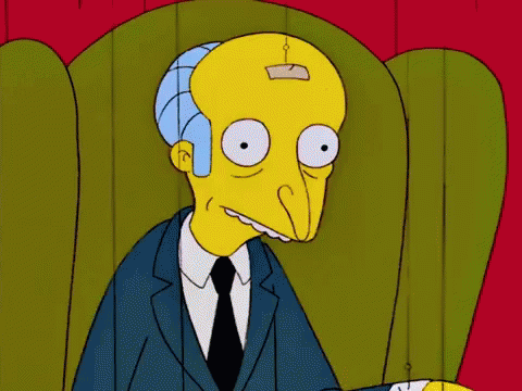 Mr Burns Shocked Double Face Palm GIF