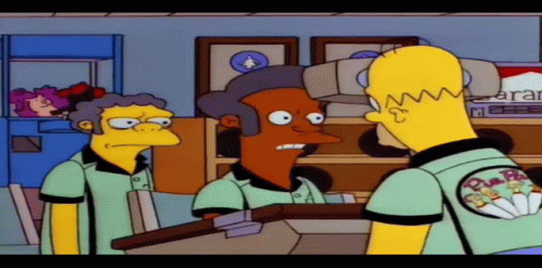 Mr Burns And Homer Simpson In Bowling Alley GIF