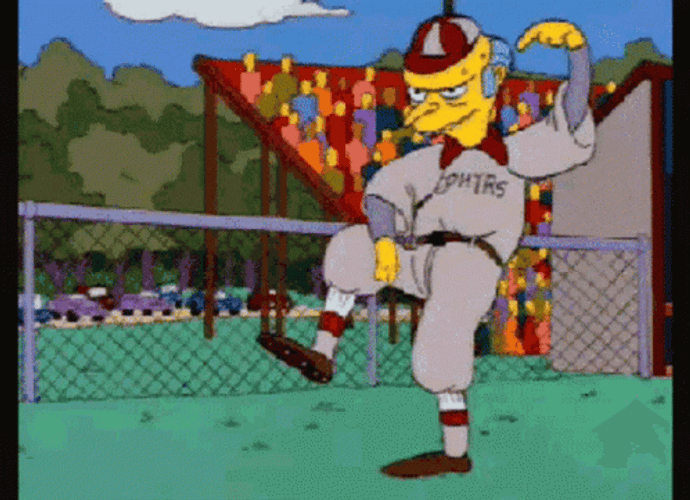 Mr Burns Crazy Dance Moves GIF