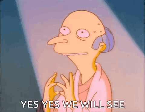 Mr. Burns From The Simpsons Is Giving A Thumbs Up Sign . GIF