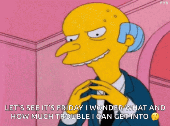 Mr Burns Ominous Finger Wag GIF