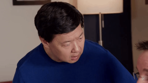 Mr Chow Ken Jeong Blank Face GIF