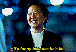 Mr Chow Ken Jeong Funny Because He's Fat GIF