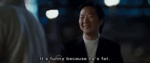 Mr Chow Ken Jeong It's Funny With Fat GIF