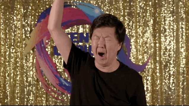 Mr Chow Ken Jeong Just Woke Up GIF