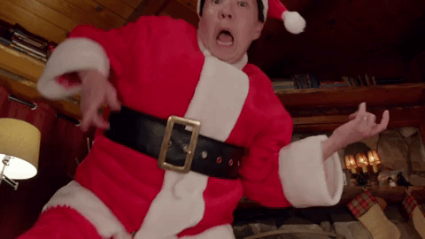 Mr Chow Ken Jeong Santa Costume GIF
