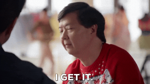 Mr Chow Ken Jeong Whisper I Get It GIF