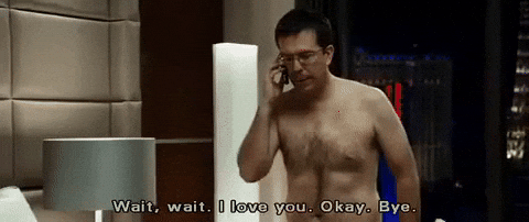 Mr Chow Wait I Love You Okay Bye GIF