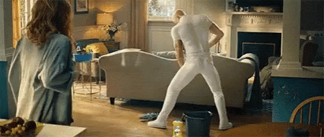 Mr Clean And Woman Sexy Dance Meme GIF