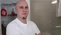 Mr Clean Head Nod Meme GIF