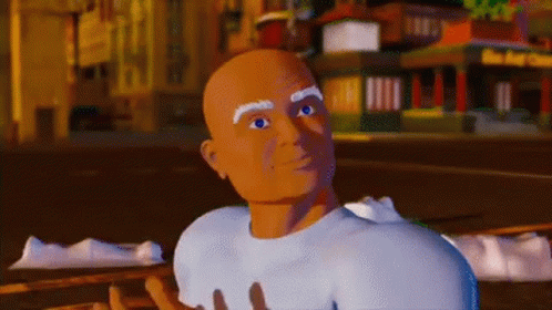 Mr Clean Wiping Head Meme GIF