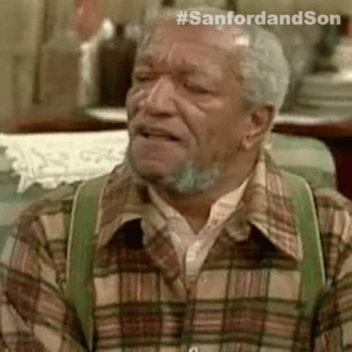 Mr Fred Sanford And Son Saying Junk GIF
