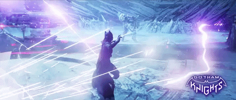 Mr Freeze Versus Batman Intense Battle GIF