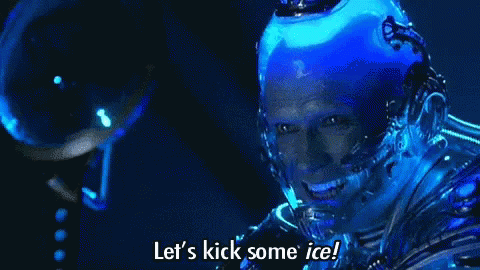 Mr Freeze Arnold Schwarzenegger Let's Kick Some Ice GIF