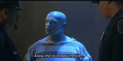 Mr Freeze Victor Fries Breaking The Ice GIF