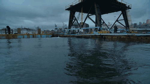 Mr Freeze Creating Snow Spikes GIF