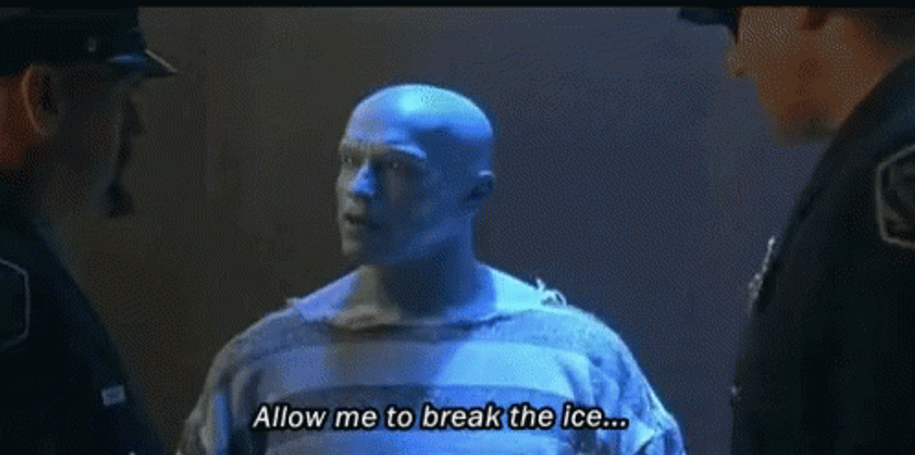 Mr Freeze Victor Fries Breaking The Ice GIF