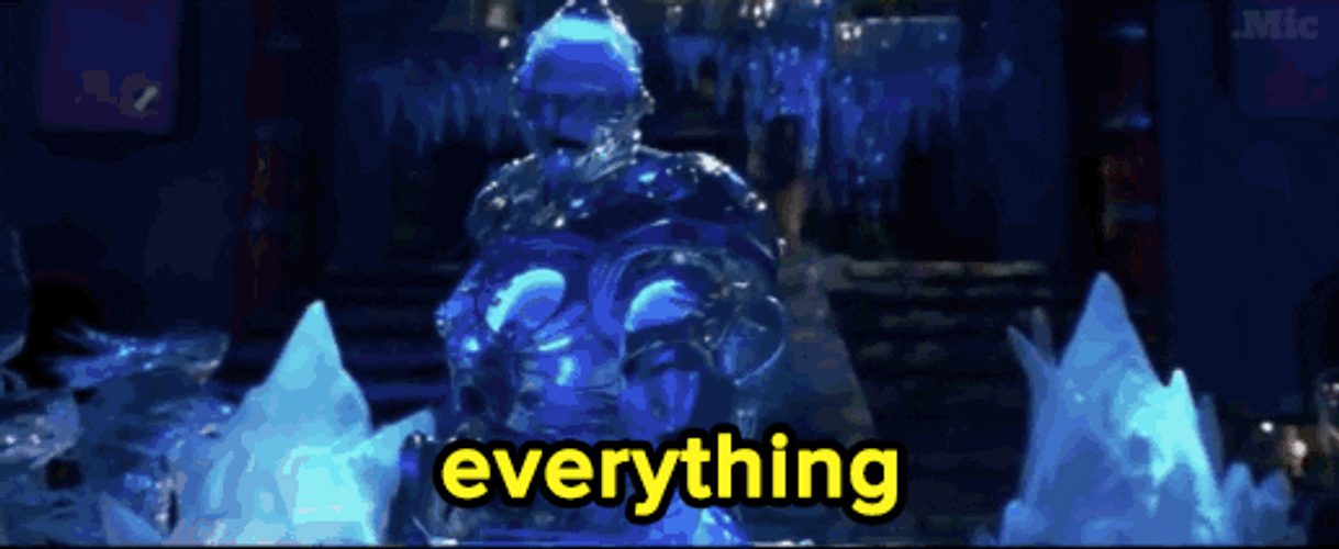 Mr Freeze Victor Fries Freezing Everything GIF