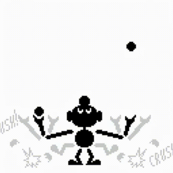 Mr. Game And Watch 1980 And 2026 GIF