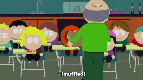 Mr Garrison Distributing Books To Students GIF