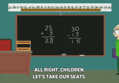 Mr Garrison Lets Take Our Seats GIF