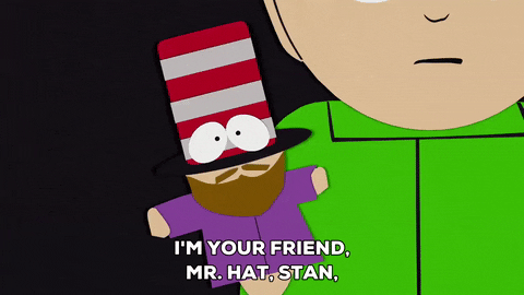 Mr Garrison Puppet Mr Hat Talking GIF