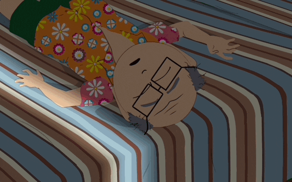 Mr Garrison Sleeping In Bed GIF