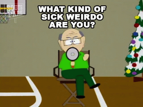 Mr Garrison South Park Weirdo GIF
