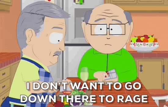 Mr Garrison With Rick In Kitchen South Park GIF