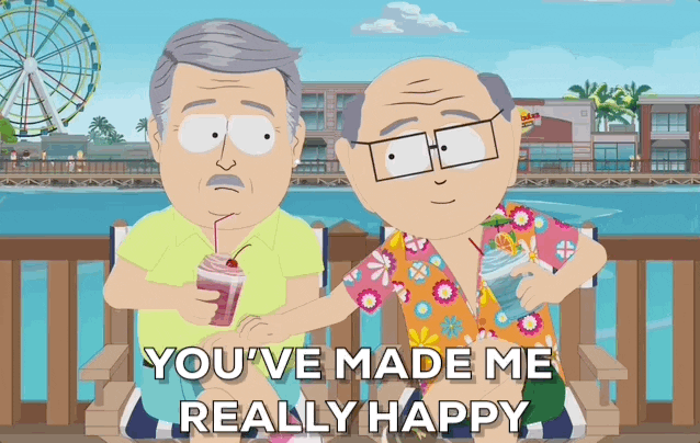 Mr Garrison With Rick Made Me Really Happy GIF