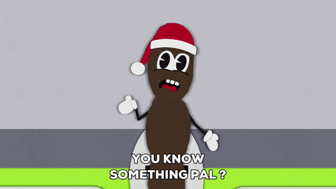 Mr Hankey In Standing While Talking GIF