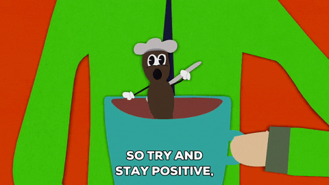 Mr Hankey Bathing On A Cup GIF