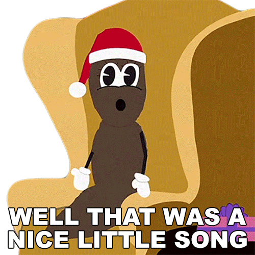 Mr Hankey Complain While Seating In Yellow Chair GIF