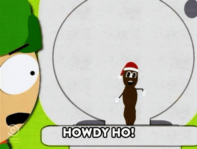 Mr Hankey Howdy Ho GIF