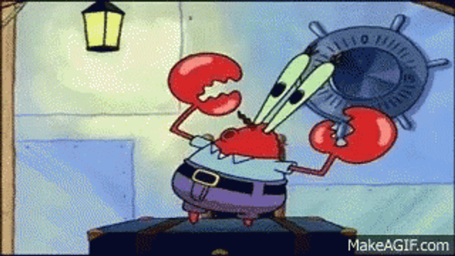 Mr Krabs GIF