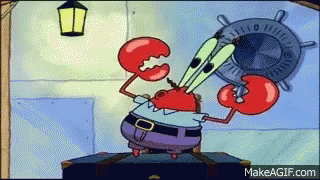 Mr Krabs 320 X 180 Gif GIF