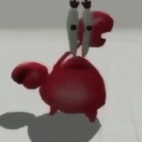 Mr Krabs Frantic Dance Moves GIF