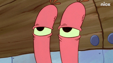Mr. Krabs Can't Take Smelly Odor GIF