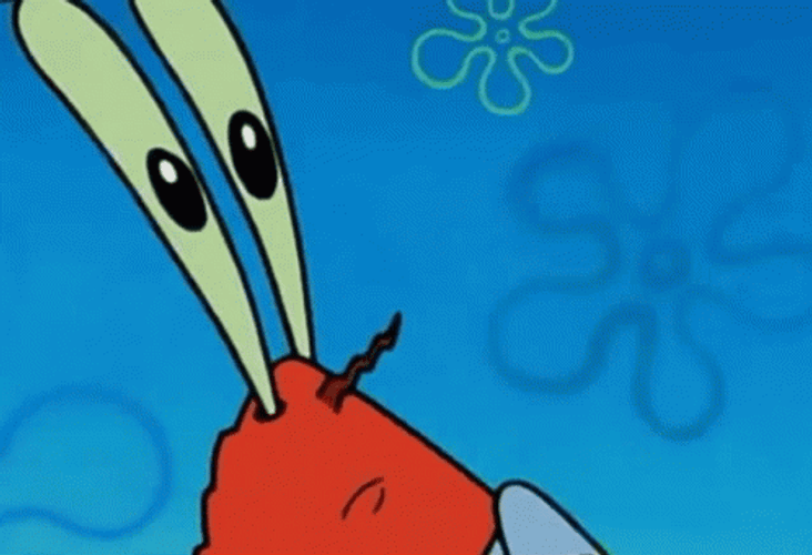 Mr. Krabs Oh No GIF