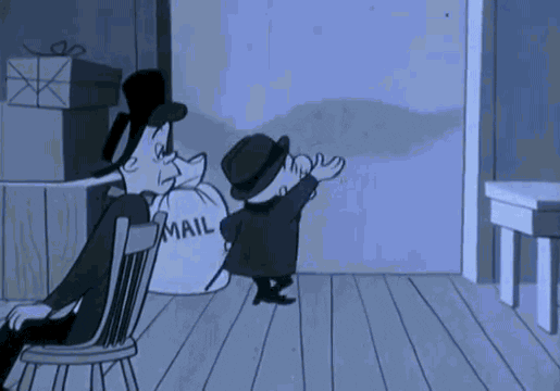 Mr. Magoo Funny Train Ride GIF