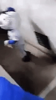Mr Met Exiting GIF